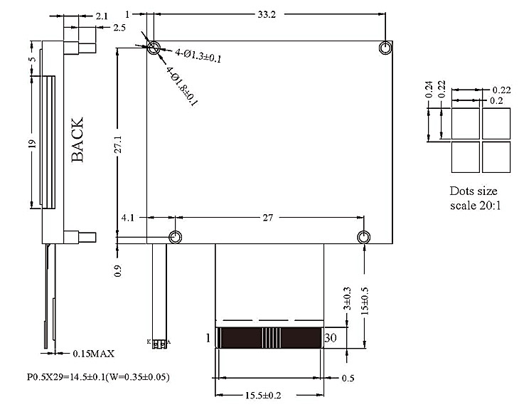 COG LCD Modules - VO12864T